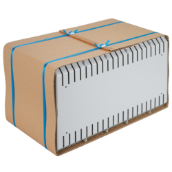 Carton ondulé simple face 420 g/m² 50m
