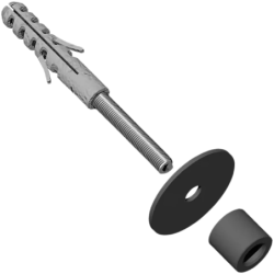 Entretoise de rail RD-7 Mantion pour augmenter la distance entre le mur et le rail - lot de 5