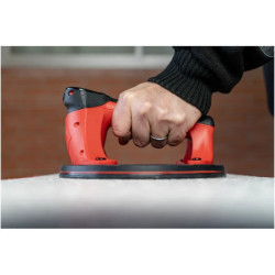 Ventouse à batterie 150 kg RUBI Octo-Kong 220mm