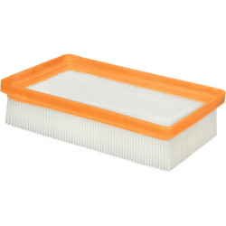 Filtre plissé plat 125,7 x 220 mm pour aspirateur GAS12-25 LS