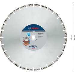 Disque diamant PRO Multi Material 400x20
