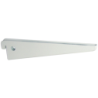 Consoles double entraxe 32 mm longueur 470mm blanche