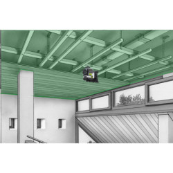 Laser Powerplane 3G Multi 18V avec pieds et 3 adaptateurs batteries (Bosch, Milwaukee, Makita)