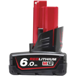 Batterie M12 B6 Milwaukee 12V 6.0 Ah Red lithium