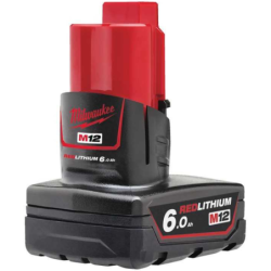 Batterie M12 B6 Milwaukee 12V 6.0 Ah Red lithium