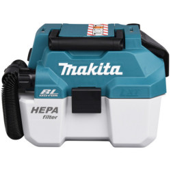 Aspirateur souffleur Makita DVC750LZ 18 V Li-Ion poussière sèche ou humide sans batterie ni chargeur