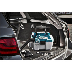 Aspirateur souffleur Makita DVC750LZ 18 V Li-Ion poussière sèche ou humide sans batterie ni chargeur