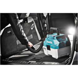 Aspirateur souffleur Makita DVC750LZ 18 V Li-Ion poussière sèche ou humide sans batterie ni chargeur