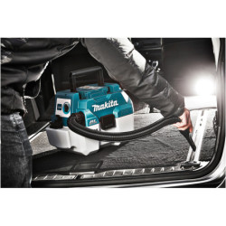 Aspirateur souffleur Makita DVC750LZ 18 V Li-Ion poussière sèche ou humide sans batterie ni chargeur