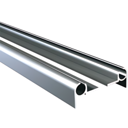 Profilé en alu pour joint de protection anti pince doigts de porte battante longueur 2240mm