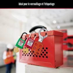 Boîtes de cadenas groupées et stations de permis portable Latch Tight