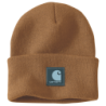 Bonnet logo caoutchouc Rubber Pattch Watch Cap Beanie