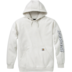 Sweat à capuche logo graphique dos Marquette Holiday blanc