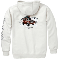 Sweat à capuche logo graphique dos Marquette Holiday blanc