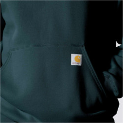 Sweat homme Sleeve Logo à capuche non zippé bleu sarcelle