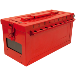 Boîtes de cadenas groupées et stations de permis portable avec fenêtre