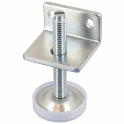 Vis réglable pour pied acier zingué M8x60 mm lot de 2