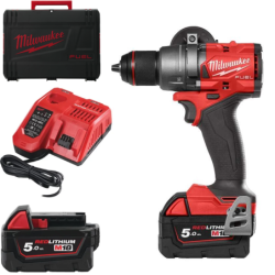 Perceuse visseuse 18V M18 FDD3-502X avec 2 batteries 18V 5Ah et chargeur