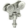 Monture sur chant 4 galets 80 kg pour rail 35x30 (prix à l'unité)