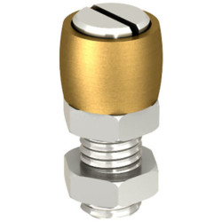 Guide olive laiton pour U 30x30 mm