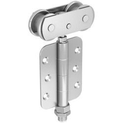 Monture intermédiaire sur charnière force 40 kg pour rail 35x30 (prix à l'unité)