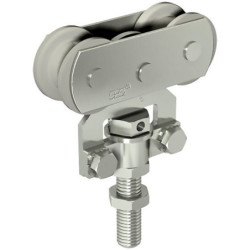 Monture sur chant Delrin vis M10 235D pour rail 35x30 (prix à l'unité)