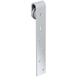 Monture à galet pour porte à déplacement droit capacité 40 kg