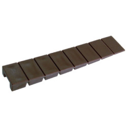 Cale de compensation marron 20x100 mm lot de 4