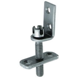 Vis d'assemblage avec plaque acier 7x45 mm lot de 2