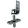 Vis d'assemblage avec plaque acier 7x45 mm lot de 2