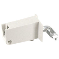 Attache réglable pour meuble haut plastique blanc