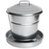 Trémie à graines en acier galvanisé de 6 Litres