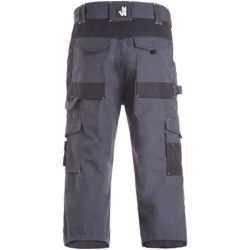 Pantacourt de travail North Ways Robin gris et noir - Taille 50