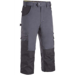 Pantacourt de travail North Ways Robin gris et noir - Taille 50