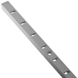 Crémaillère alu couleur argent 2000 mm