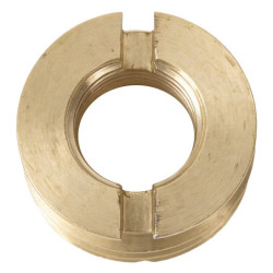 Ecrou insert rond laiton 14x14 mm lot de 4