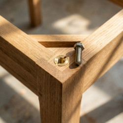Ecrou insert rond laiton 14x14 mm lot de 4