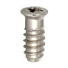 Eurovis tête plate acier zingué lot de 12