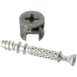 Ferrure d'assemblage acier 34 mm lot de 4