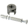 Ferrure d'assemblage acier 34 mm lot de 4
