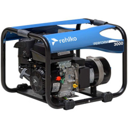 Groupe électrogène PERFORM 3000 230 V moteur essence Kohler capacité 3kW
