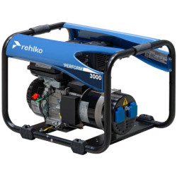 Groupe électrogène PERFORM 3000 230 V moteur essence Kohler capacité 3kW