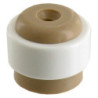 Butée plastique à visser Ø35 mm hauteur 28 mm