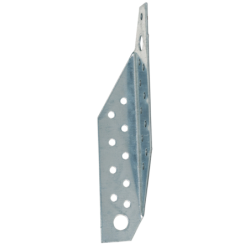 Patte de solivage trapézoïdale gauche 30x180 mm