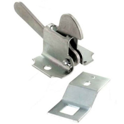 Loqueteau cocotte pour placard acier zingué 65 mm