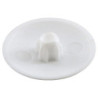 Cache vis plastique blanc empreinte PZ diamètre 3-3,5 mm lot de 16