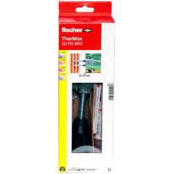 Fixation sur isolant extérieur par scellement Thermax 12 et 16 zingué lot de 2