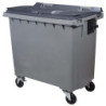Conteneur 4 roues 770L sans barre Gris / Gris KOROK