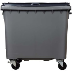 Conteneur 4 roues 770L sans barre Gris / Gris KOROK