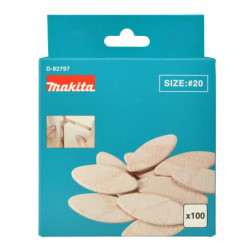 Lamelles de bois N°20 56mm 23mm Boîte de 100